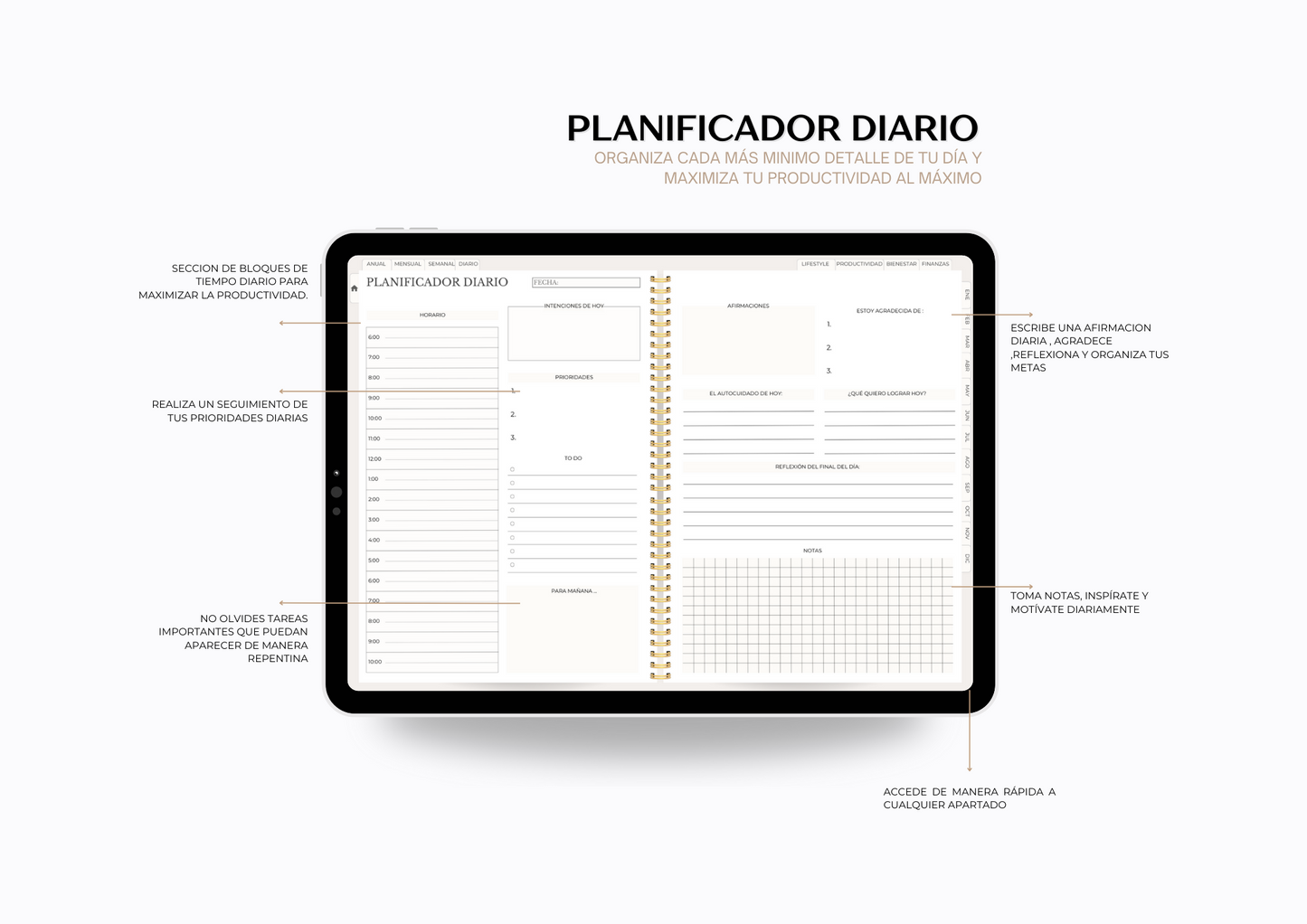 AGENDA DIGITAL SIN FECHAS