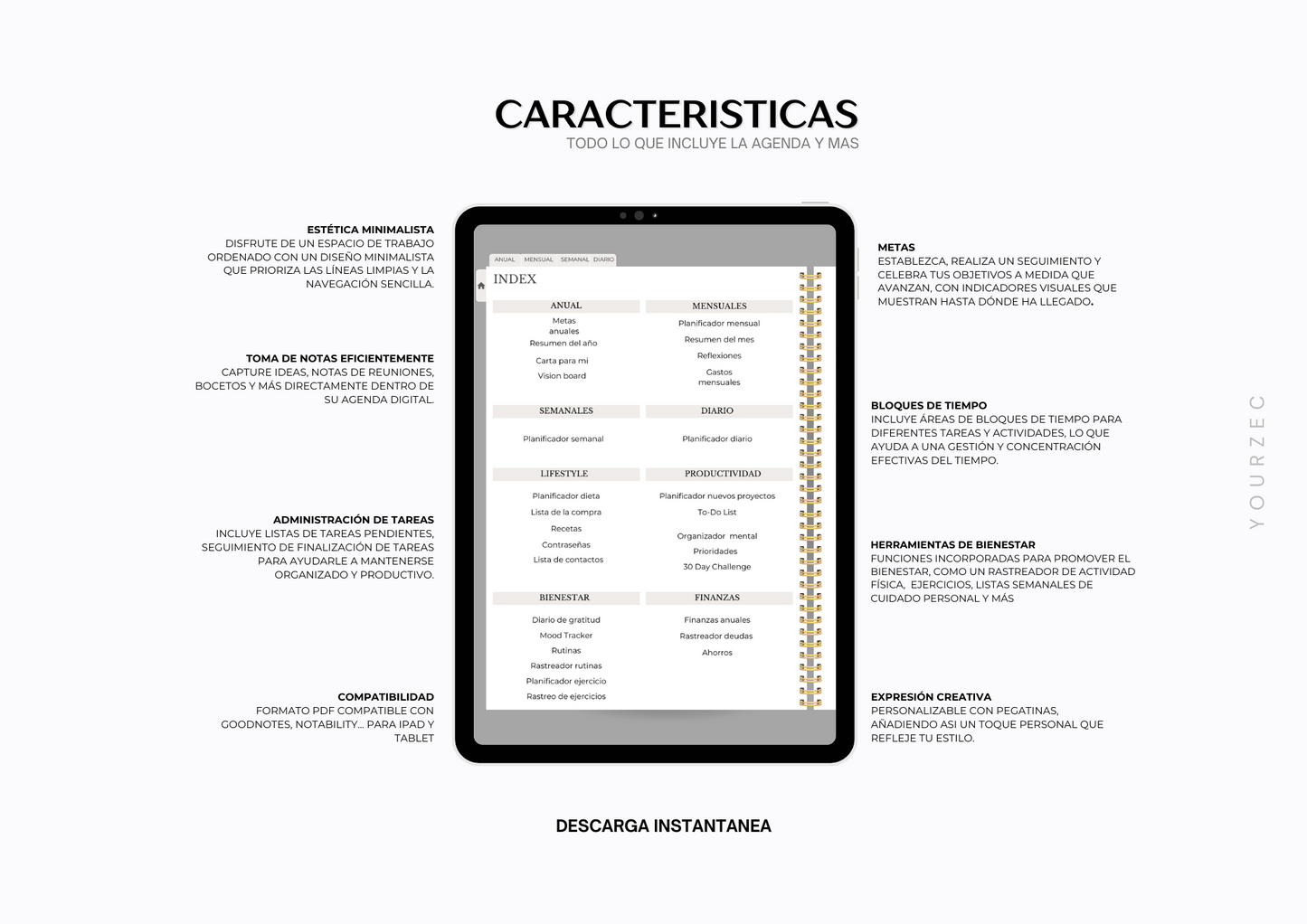 AGENDA DIGITAL SIN FECHAS