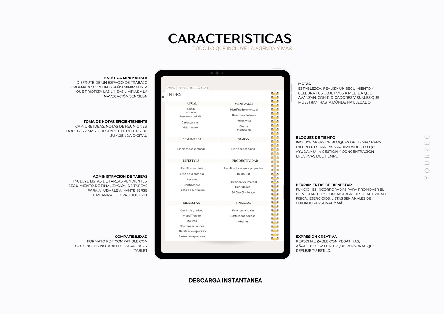 AGENDA DIGITAL SIN FECHAS